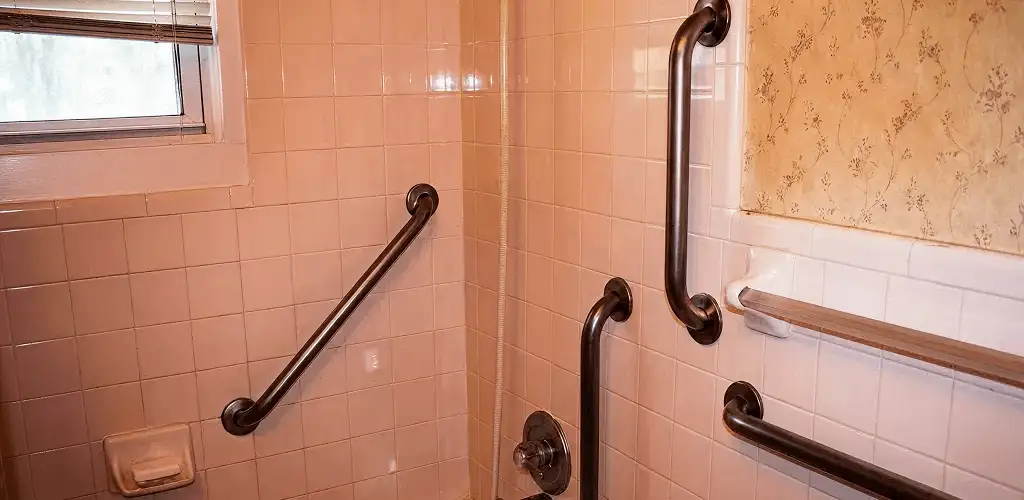 Shower grab bar installation for bathroom safety and accessibility in San Antonio, TX