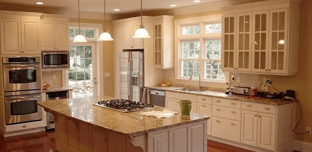 Custom cabinet door installation and kitchen upgrade in San Antonio, TX